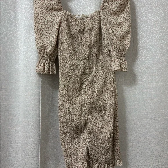 Blush Womens Cottagecore Smocked Floral Mini Dress Size Small Coquette Fairycore - Picture 10 of 15
